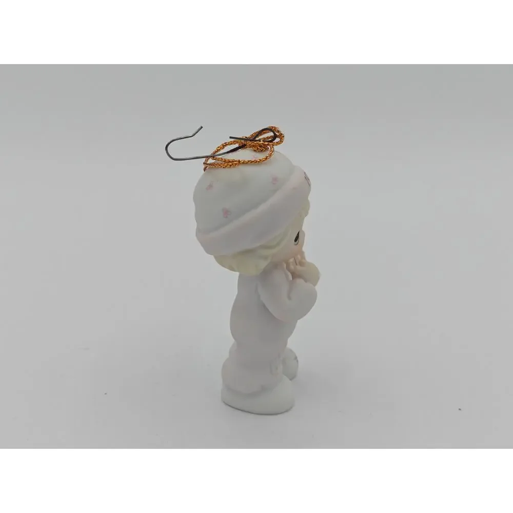 Precious Moments Wishing You The Sweetest Christmas‎ Figurine 530212 1993 Enesco